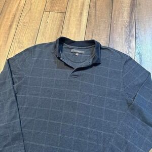 Vintage Croft & Barrow Rugby Long‎ Sleeve Polo Shirt Men's Large